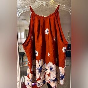 Olive Tree Floral Blouse